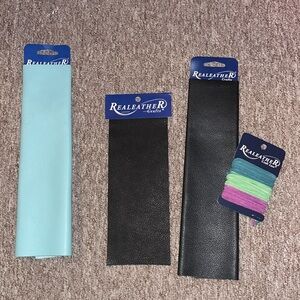 Realeather Crafts Leather and Cord Set Bundle